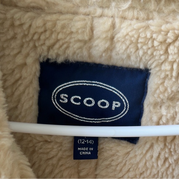 ✨ Brown Sherpa Moto Aviator Jacket – Cozy Teddy Lining – Size L - Picture 2 of 3